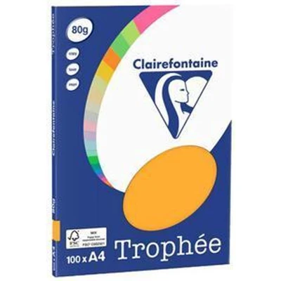 Afbeelding van Clairefontaine Trophée oranje kopieerpapier A4 80 gram 100 vellen