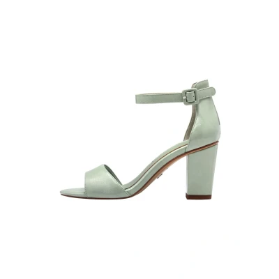 Afbeelding van Tamaris Sandalen met hoge hak, Dames, Maat: 40, Mint patent Kunststof