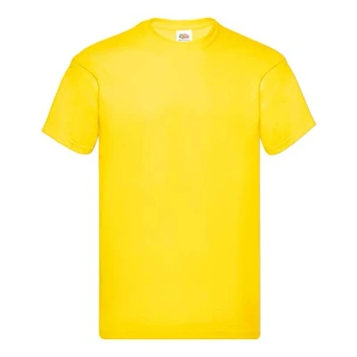Afbeelding van Fruit of the Loom Origineel T shirt voor heren (5 stuks), Gelb, L