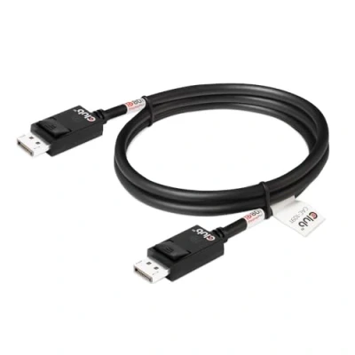 Afbeelding van club3D CAC 1091 DisplayPort kabel Aansluitkabel stekker 1.20 m Zwart