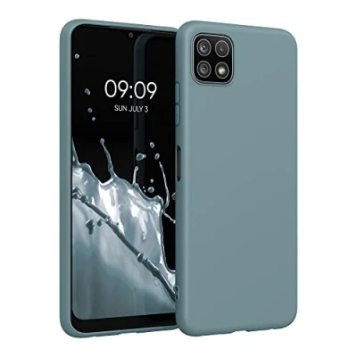 Afbeelding van kwmobile telefoonhoesje geschikt voor Samsung Galaxy A22 5G Hoesje smartphone Back cover in Arctische nacht