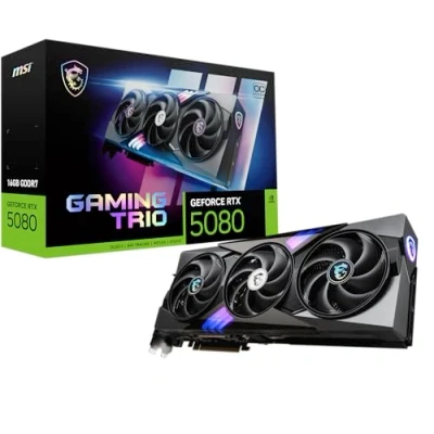 Image de Carte graphique GeForce RTX 5080 Gaming Trio OC 16 Go GDDR7 PCIe Gen 5