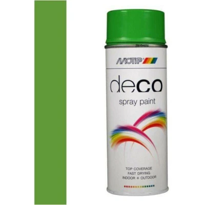 Image de Motip Deco Laque En Spray Brillant 0,4l Vert Jaune