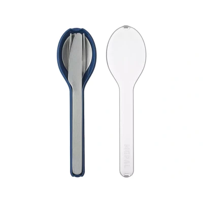 Afbeelding van Bestekset 3 delig Ellipse Nordic Denim Mepal