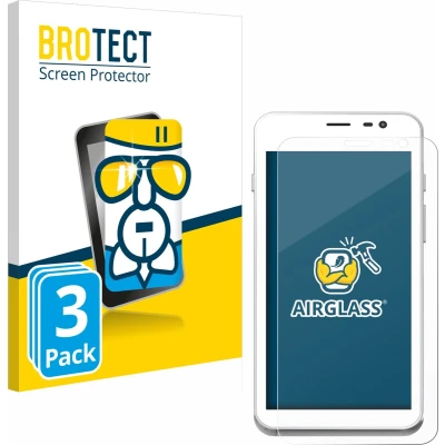 Afbeelding van BROTECT Screenprotector voor Pax A77 Folie Beschermfolie Beschermglas transparant (3 Stuks)