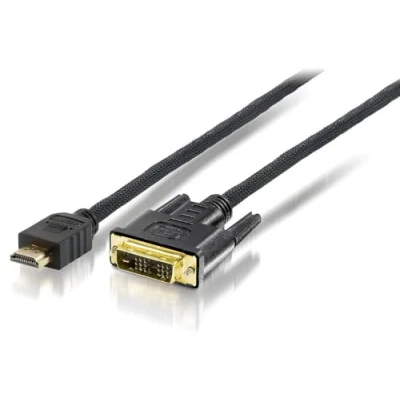 Afbeelding van equip HDMI (type A) DVI (2 m, DVI, HDMI), Videokabel