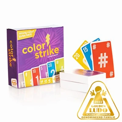 Afbeelding van Shuffle Color Strike Kaartspel Tactisch Familiespel Verslavend Wrong Color, Back!