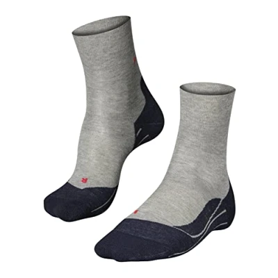 Image de FALKE RU4 Endurance M SO coton anti ampoule 1 paire, Chaussettes de course Homme, Gris (Light Grey 3406), 42 43