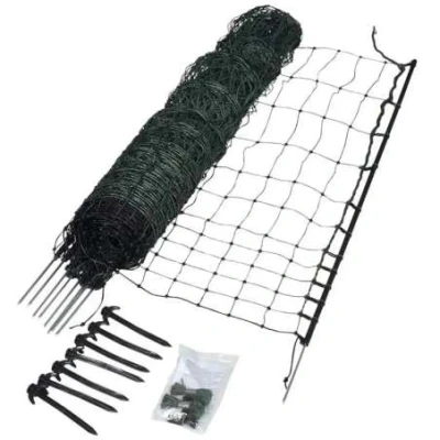 Afbeelding van Gallagher kippennet enkel 112 cm groen, 25 m, Geschikt voor Veehouderij