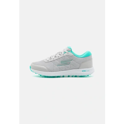 Afbeelding van Skechers Performance GO MAX Fairway 4 Golfschoenen, Dames, Maat: 36.5, White/turquise Textiel/ synthetisch