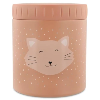 Image de Trixie Boîte à Repas Isotherme en Acier Inoxydable 500ml Récipient Alimentaire pour Déjeuner/Goûter (Mrs. Cat (Chat))