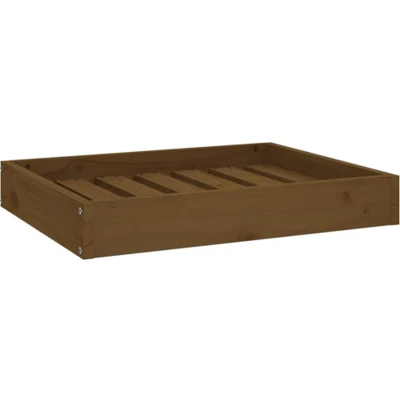 Afbeelding van Hondenmand 61,5X49X9 Cm Massief Grenenhout Honingbruin