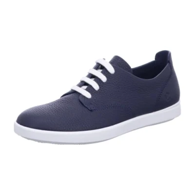 Afbeelding van Ecco Leisure dames veterschoen Blauw wit Maat 37