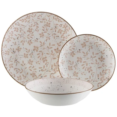 Afbeelding van Serviesset Versa Beige Porselein 18 Onderdelen