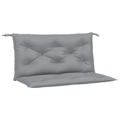 Afbeelding van Tuinbankkussens 2 st 100x50x7 cm oxford stof grijs