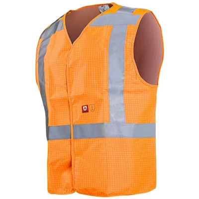 Afbeelding van SIOEN RAUFAR vlamvertragende en antistatische signalisatie gilet (rws) fluo oranje 308AA2PX8FC1M