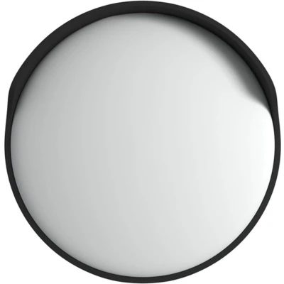Afbeelding van vidaXL Verkeersspiegel voor buiten convex Ø45 cm polycarbonaat zwart