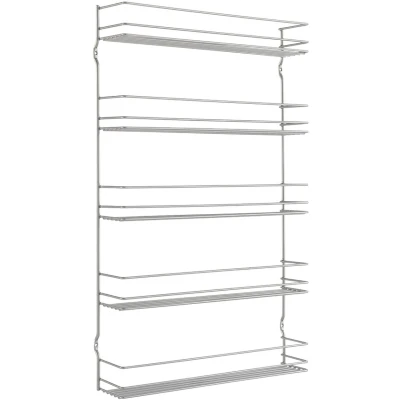 Afbeelding van Metaltex Space Saver Smart Kitchen Pepito Kruidenrek 5 Etages 36X8X58 Cm Zilver