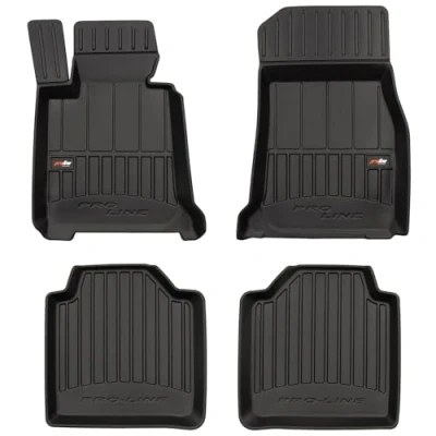 Afbeelding van M MOTOS Rubberen vloermatten voor BMW Serie 3 Gran Turismo F34 2013 2021. Verbeter je reiscomfort met de zwarte antislip automat 3D, alle weersomstandigheden, bescherming tegen vuil