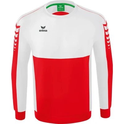 Afbeelding van Erima Six Wings sweatshirt rood/wit