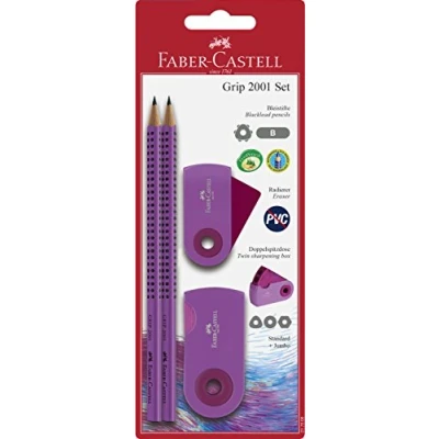 Afbeelding van 4 delige schrijfset Sleeve Trend Roze