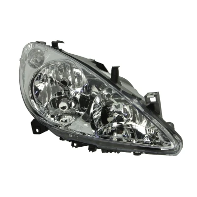 Afbeelding van TYC 20 0165 55 2 Koplampen rechts H7, H1 Met mistlampen voor rechtsrijdend verkeer elektromotor PEUGEOT: 307 Hatchback, SW, CC