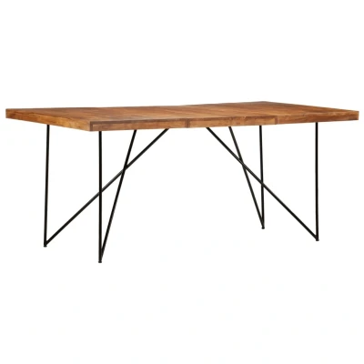 Afbeelding van Eettafel 180x90x76 cm massief acaciahout