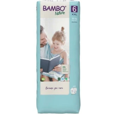 Afbeelding van Bambo Nature Luiers grootverpakking 40 stuks maat 6