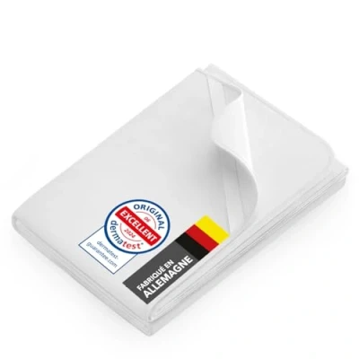 Afbeelding van Dreamzie matrasbeschermer 200 x 220 cm, van molton, 100% katoen, elastiek aan de hoeken, gemaakt in Duitsland