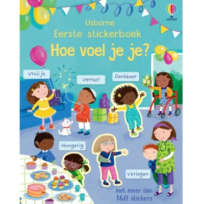 Afbeelding van Uitgeverij usborne stickerboek hoe voel je je?