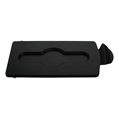 Afbeelding van Rubbermaid Commercial Products Slim Jim Recycling Station, 1 Lid, Zwart,