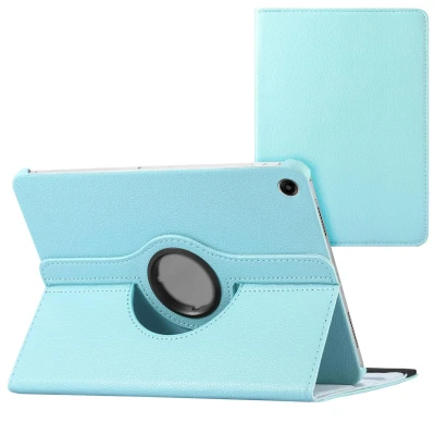 Afbeelding van imoshion 360 draaibare Bookcase voor de Samsung Galaxy Tab A9 Plus Lichtblauw