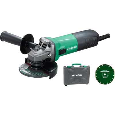 Afbeelding van HiKOKI G13SN2 Y3z haakse slijpmachine in koffer en diamantzaag