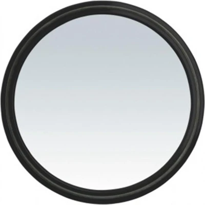 Afbeelding van Comair Handspiegel Elegant 25cm mat zwart Haibu by Kapperskorting.com
