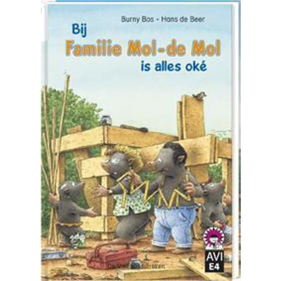 Afbeelding van Hoera, ik kan lezen! Bij familie Mol de is alles oké