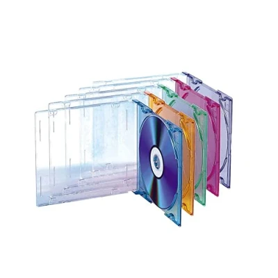 Afbeelding van TNB Slim CDTCF25SL CD hoesjes, verschillende kleuren, 25 stuks