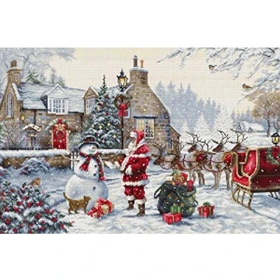 Afbeelding van Luca S Santa&#039;s Cottage borduren (pakket) BU5011