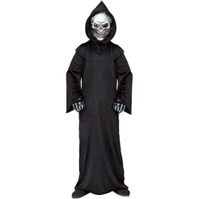 Afbeelding van &quot;Halloween grim reaper kostuum voor kinderen Kinderkostuums 128 140&quot;