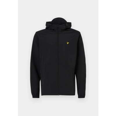 Afbeelding van Lyle &amp; Scott ZIP Through Hooded Jacket Lichte jas, Heren, Maat: XS, Jet black
