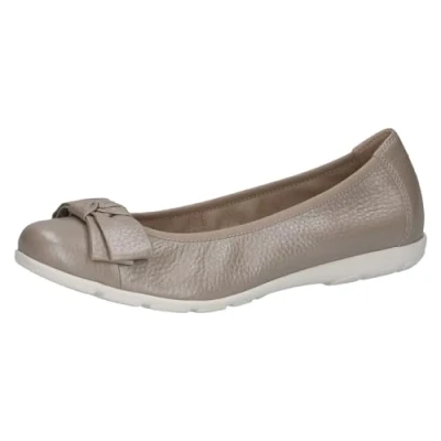 Afbeelding van Caprice Ballerina&#039;s, Dames, Maat: 37, Taupe per deer Leer