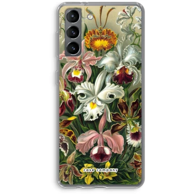 Afbeelding van Case Company® hoesje geschikt voor Samsung Galaxy S21 Haeckel Orchidae Soft Cover Telefoonhoesje Bescherming aan alle Kanten en Schermrand