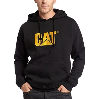 Afbeelding van CAT Hoodie Geregistreerd Merk (Standaard en Grote Maten) Heren, zwart., M