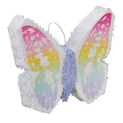 Afbeelding van pinata vlinder meisjes zelf vullen verjaardag