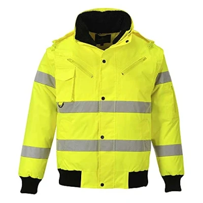 Afbeelding van Portwest 3 in 1 bomberjack met hoge zichtbaarheid, maat M, geel, C467YERM