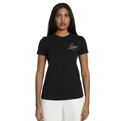Afbeelding van Puma Tshirt print, Dames, Maat: XL, Black