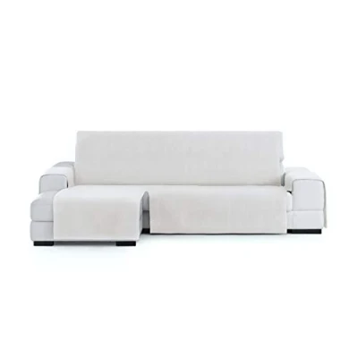 Afbeelding van Hoes voor chaise longue met korte armleuning links Eysa LEVANTE Wit 100 x 110 290 cm