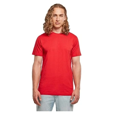 Afbeelding van Build your Brand Basic Round Neck T Shirt BYBB010 CITY RED S