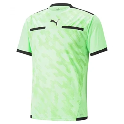 Afbeelding van PUMA TeamLiga scheidsrechtershirt voor voetbalscheidsrechters, teamsport, textiel, groen, S
