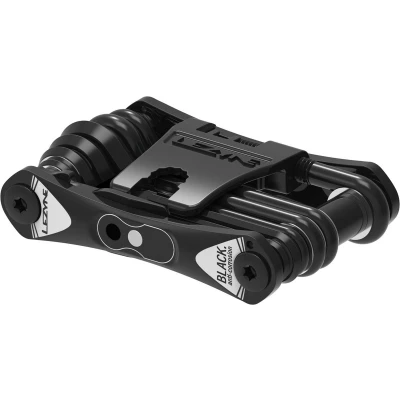 Afbeelding van Lezyne Multi Tool Rap II 24 Multitool voor fietsen Lichtgewicht aluminium Anti corrosietechnologie Quick link houder, HEX, TORX, PHILLIPS, FLATHEAD, Kettingbreker, 8/10MM sleutel, 4 spaaksleutel, schijfremwig, Rotor uitrijgereedschap Zwart