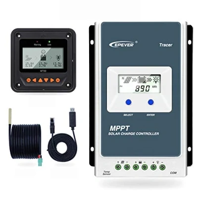 Afbeelding van EPEVER MPPT Solar Charger Tracer AN Serie 10A / 20A 30A 40A met 12V 24V DC automatische identificatie systeemspanning (40A MT50+RTS+RS485)